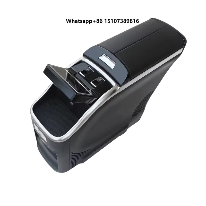 For Business Vehicles, SUV, MPV, and RV Modified Rear Seat Independent Armrest Box with Refrigerator, Upgrade Accessories