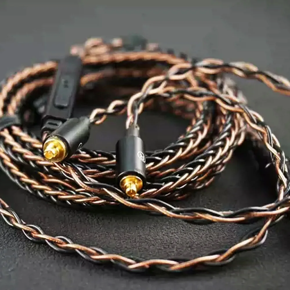 Hi-Fi кабель для наушников Type-c DAC ALC5686 cx32993 декодирование для Shure MMCX Se215 SE846 монокристаллический медный кабель с микрофоном 3,5 мм