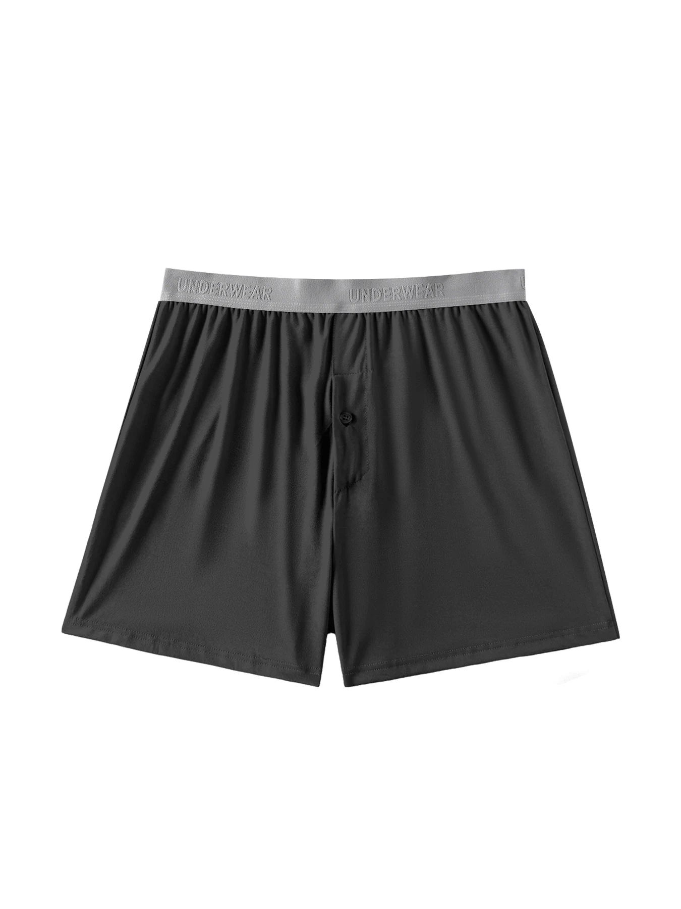 3-teiliges Set Herren-Shorts für alle Jahreszeiten, einfarbig, in großen Größen, bequeme und einfache flache Hosen, lässige Strandshorts – Detail 4