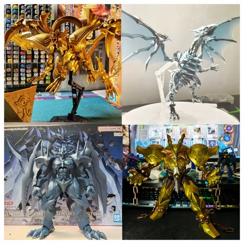 

Fast Shipping Bandai Anime Frs Yu-Gi-Oh! Blue-Eyes White Dragon Obelisk The Tormentor Exodia Original Model Toys Action Figure