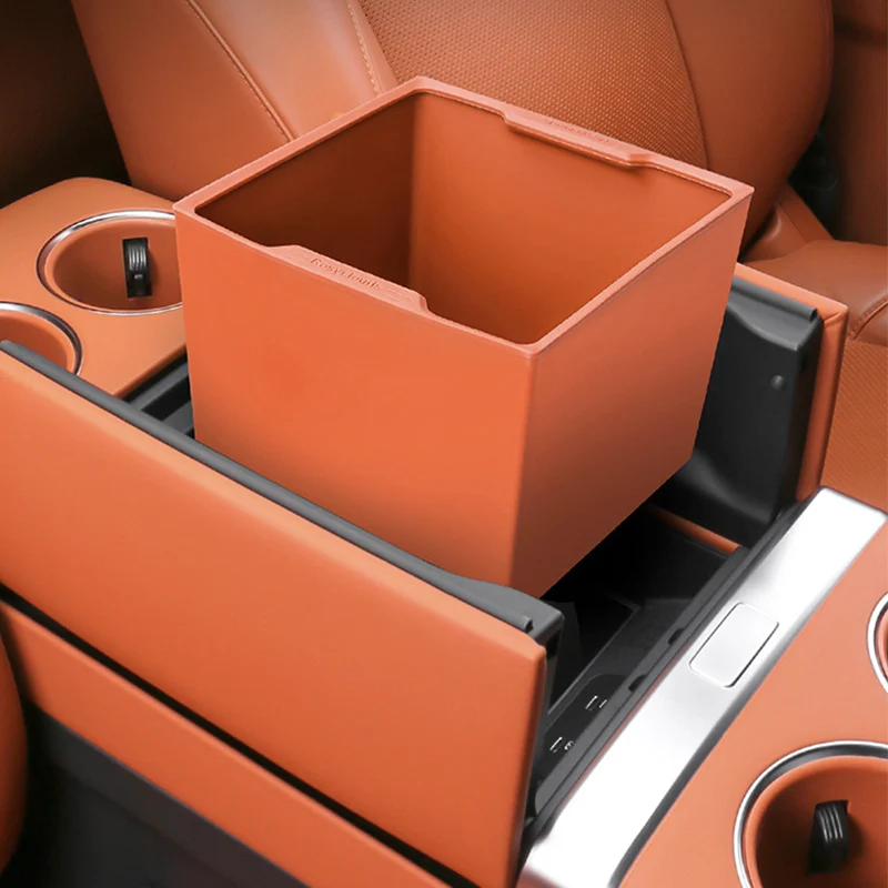 For Leading Ideal LiXiang L7 L8 L9 2022 2023 Center Control Armrest Bottom Silicone Storage Box Interior Accessories