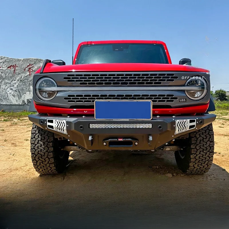 

Стальной передний бампер с новым Ford Bronco 2021-2022 гг.