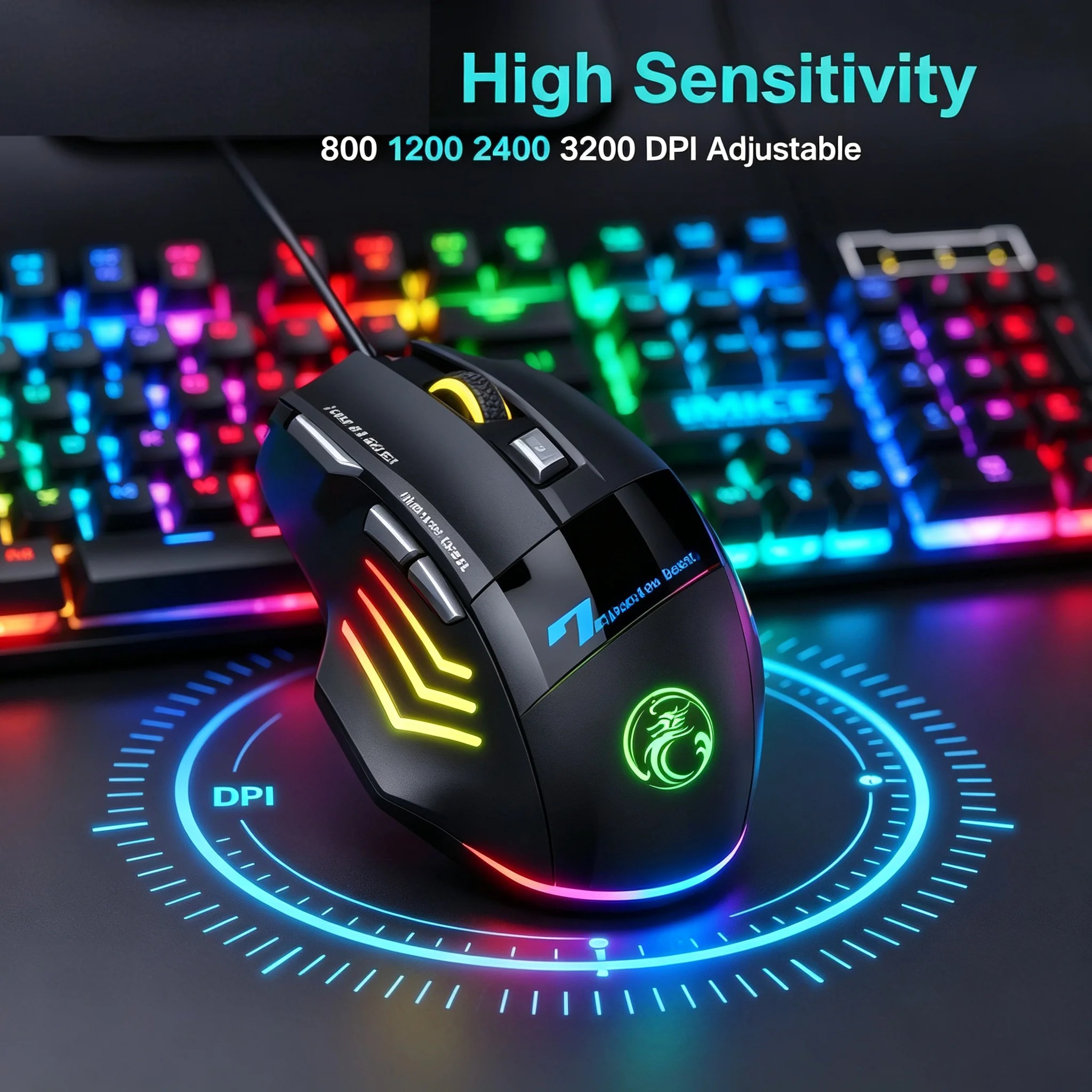 RGB-Hintergrundbeleuchtete Kab – Laptop Accessories Combo Set Bewertung und Preis