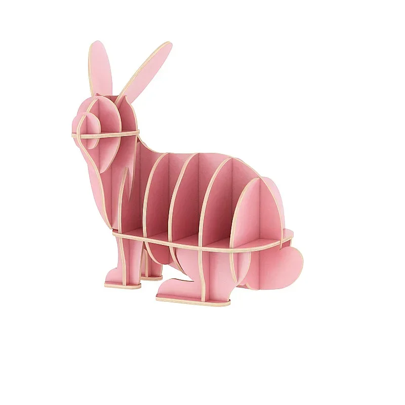 Bookshelf shop window decoration display rack household living room simple floor cartoon picture book shelf
