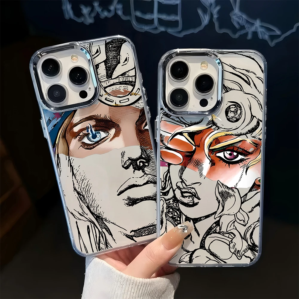 Hot Anime JoJos Bizarre Adventures Handyhülle für iPhone 17 16e 16 15 14 13 12 11 Mini Pro Max X XR XSMAX 8 7 Air Plus Cover