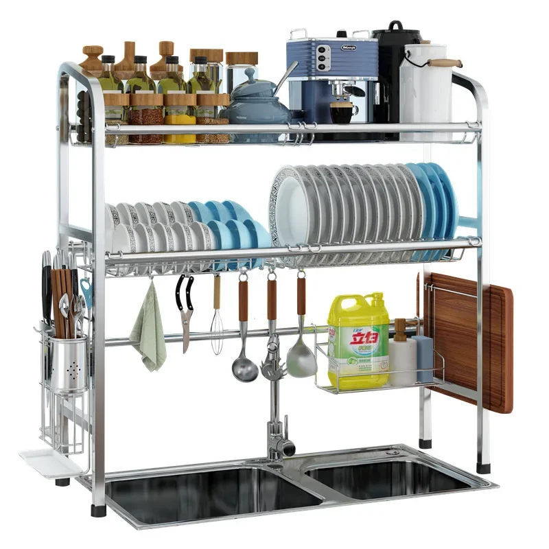 

Utensil-Shelf-Dryer-Holder-Cutting-Over-Rack-Rack-Large-Board-Sink-Dish-Stainless-Install-Holder-Steel-Storage-Kitchen-Drainer