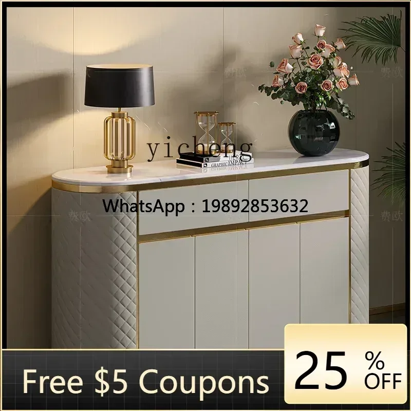 

AB side cabinet storage post-modern marble custom restaurant entrance cabinet