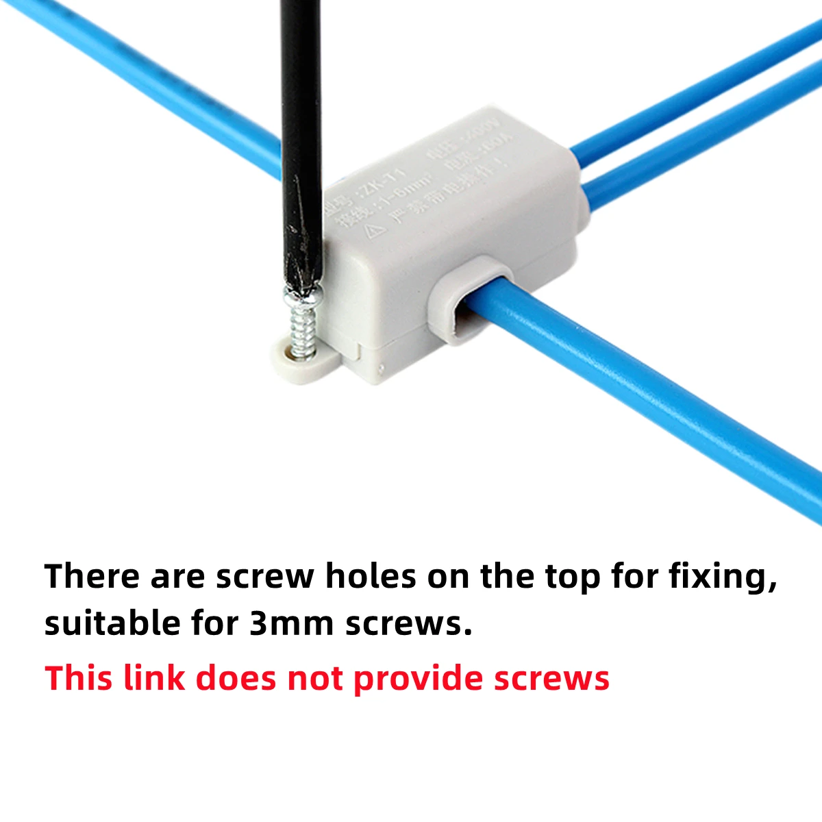 1PC T Line Clamp Terminal Branch Connection Wire Tee Joint Bolt Free High Power ZK-T1 Square Connector