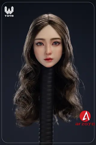 1/6 Skala Xiaoru Rörliga Ögon Kvinnligt Huvud Carving Tung/Lätt Sminkmodell Passar 12'' Kvinnlig Soldat Actionfigur Kroppsdockor 10 best sales 1 6 kvinnligt huvudskulptur - №6