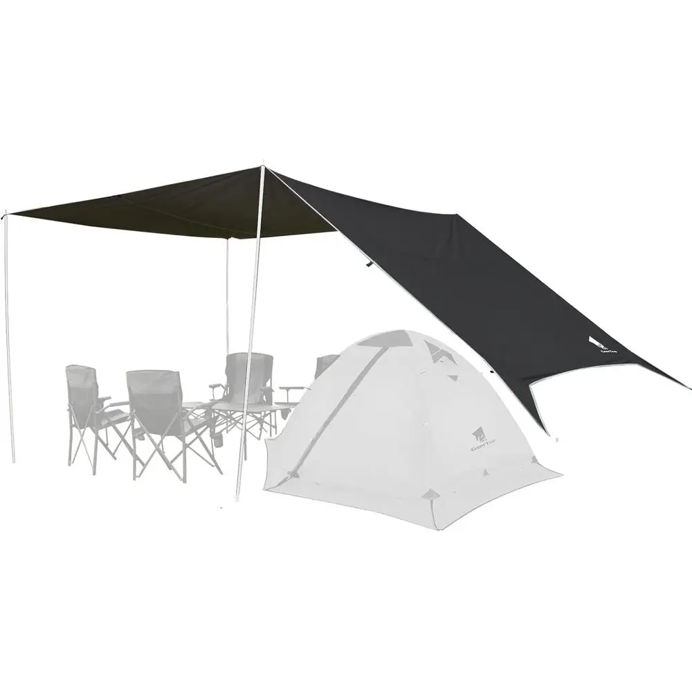 

Portable 17x10 ft Waterproof Camping Tarp with Rainfly for Outdoor Shelter and Backpacking