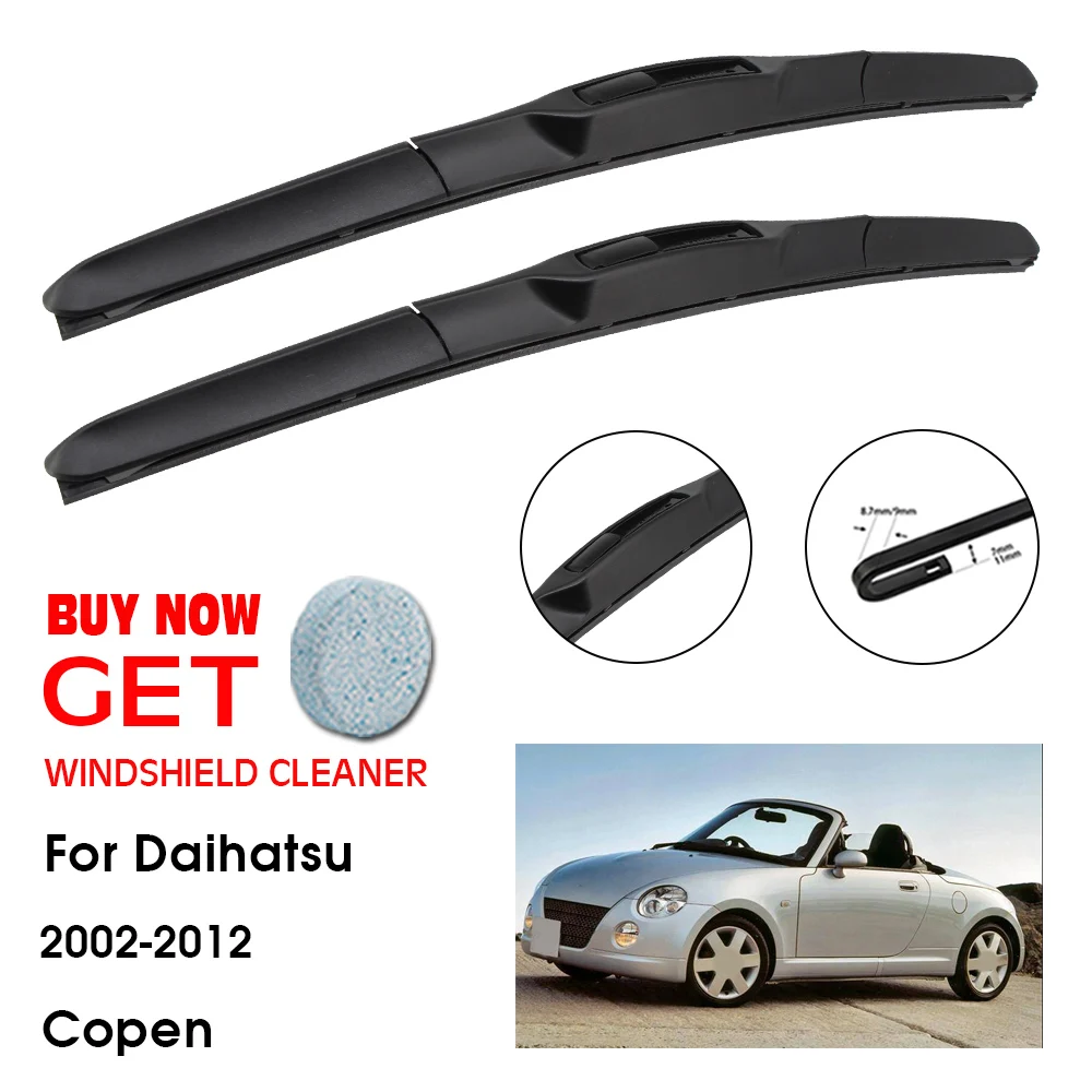 

Car Wiper Blade For Daihatsu Copen 18"+16" 2002-2012 Front Window Washer Windscreen Windshield Wipers Blades Accessories