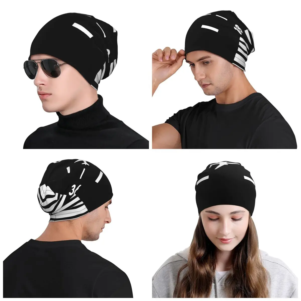 Airport Runway Traffic Controller Bonnet Hats Knitting Hat For Autumn Winter Warm Airplane Aviator Skullies Beanies Caps