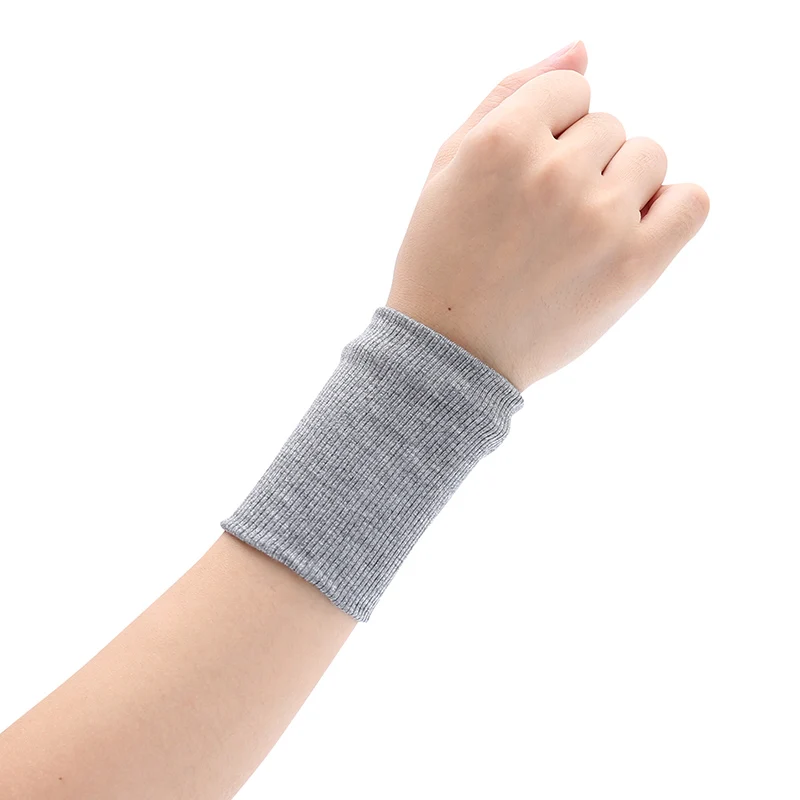 1 Pair of men\'s and women\'s thermal wrist guard sports breathable wipe sweat absorption scar short wrist guard arm cover