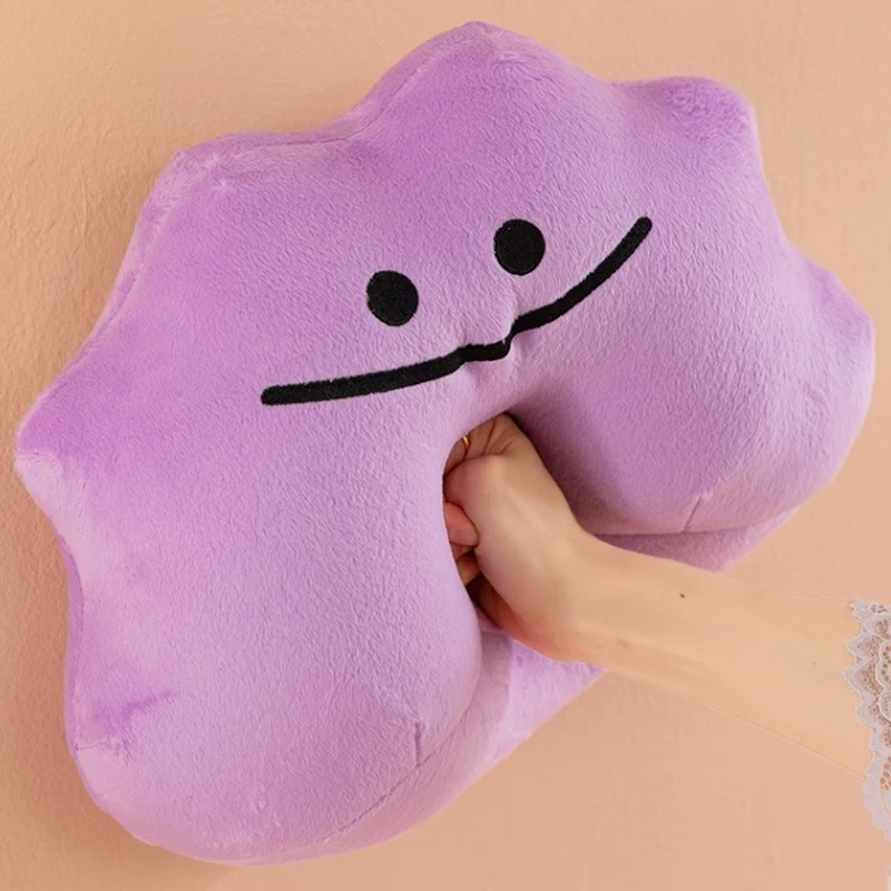 30/60cm Cartoon Large Ditto Pillow Pokemon Plush Toys Doll Cute Ornament Stuffed Plushie Kawaii Sofa Pokémon Gift for Children