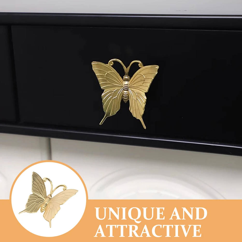 

Brass Butterfly Small Size Gold Cabinet Handles Drawer Pulls Furniture Decor Bathroom Bathroom Cabinet Knobs Wardrobe Hardware
