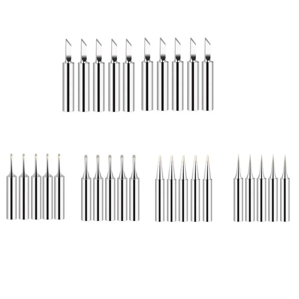 

Correct Bridging Easily with 900M T Soldering Tips 30pcs/Set Copper Inner Core Electric Iron 900MT 1C 2C I SK B