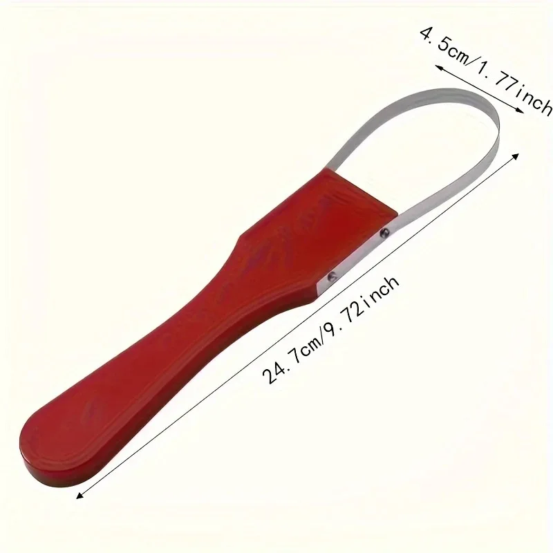 1pc Garden Bandit Hand Loop Weeder Tool - Iron Loop Design with Sharp Blades - Manual Weeders Tool for Weeding, Loosening