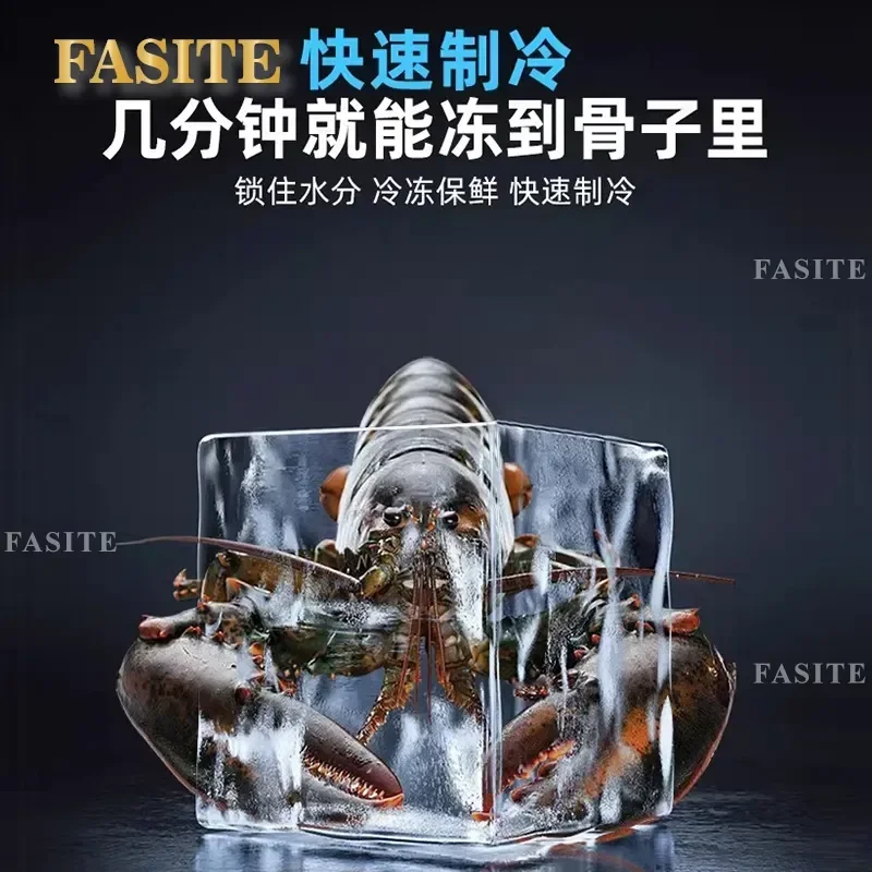 For Commercial -45C Quick Freezing Cabinet Low Temperature Mousse Plug-in Freezer Refrigerator Cross-border Voltage