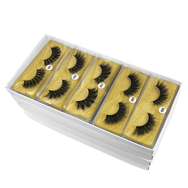 20 Pairs 3D Fake Eyelashes Wholesale makeup False lashes Soft Natural Thick Fake Eyelashes 3D Eye Lashes In Bulk