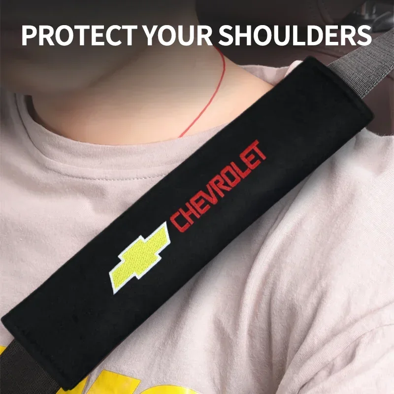 2 قطعة حزام الكتف سيارة غطاء مراتب مضاد للماء عالي الجودة حزام السيارة حامي حزام الأمان غطاء لشروليه سبارك سونيك كامارو فولت بولت تراكس ماليبو كروز #6