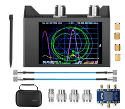 Kit analizzatore di rete vettoriale schermo da 4.0 pollici 3G SAA-2N analizzatore Antenna NanoVNA V2 onde corte HF VHF UHF e Kit Testboard Nanovna