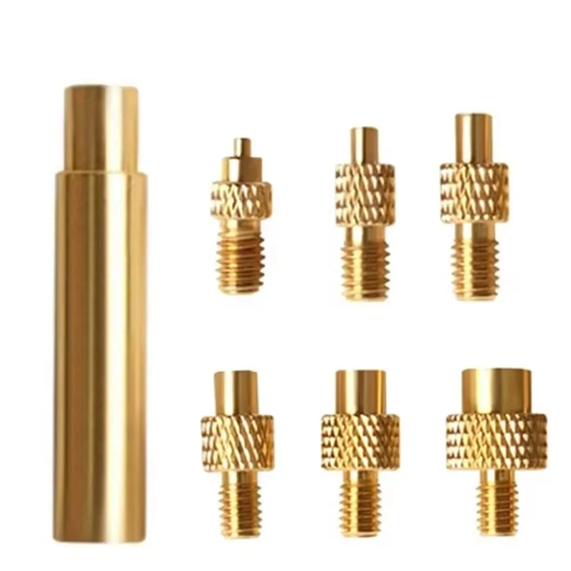 Heat-Set Insert Nut Iron Tip For 3D Printer Universal Soldering Iron Tip Nut Insertion Tool Fit M2 M3 M4 M5 M6 M8 Durable Tool