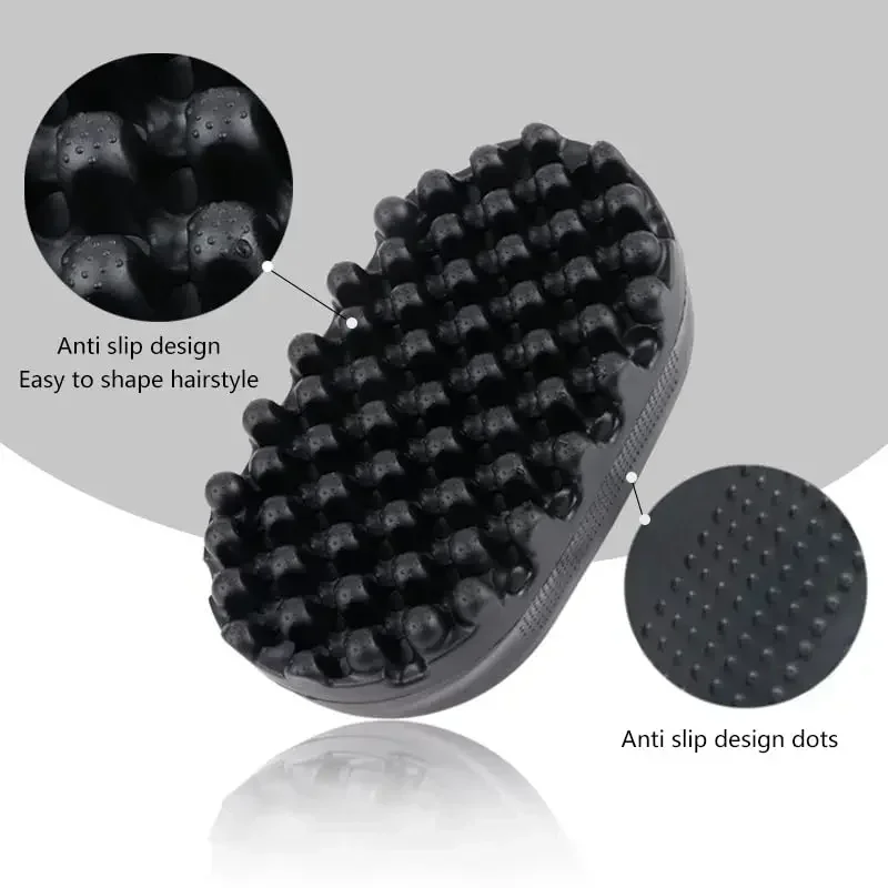 Curling Hair Sponge Barbers Styling Dreadlock for Black Curls Hairdressing Massage Cleaning Tools for Men Afro Curl Brush