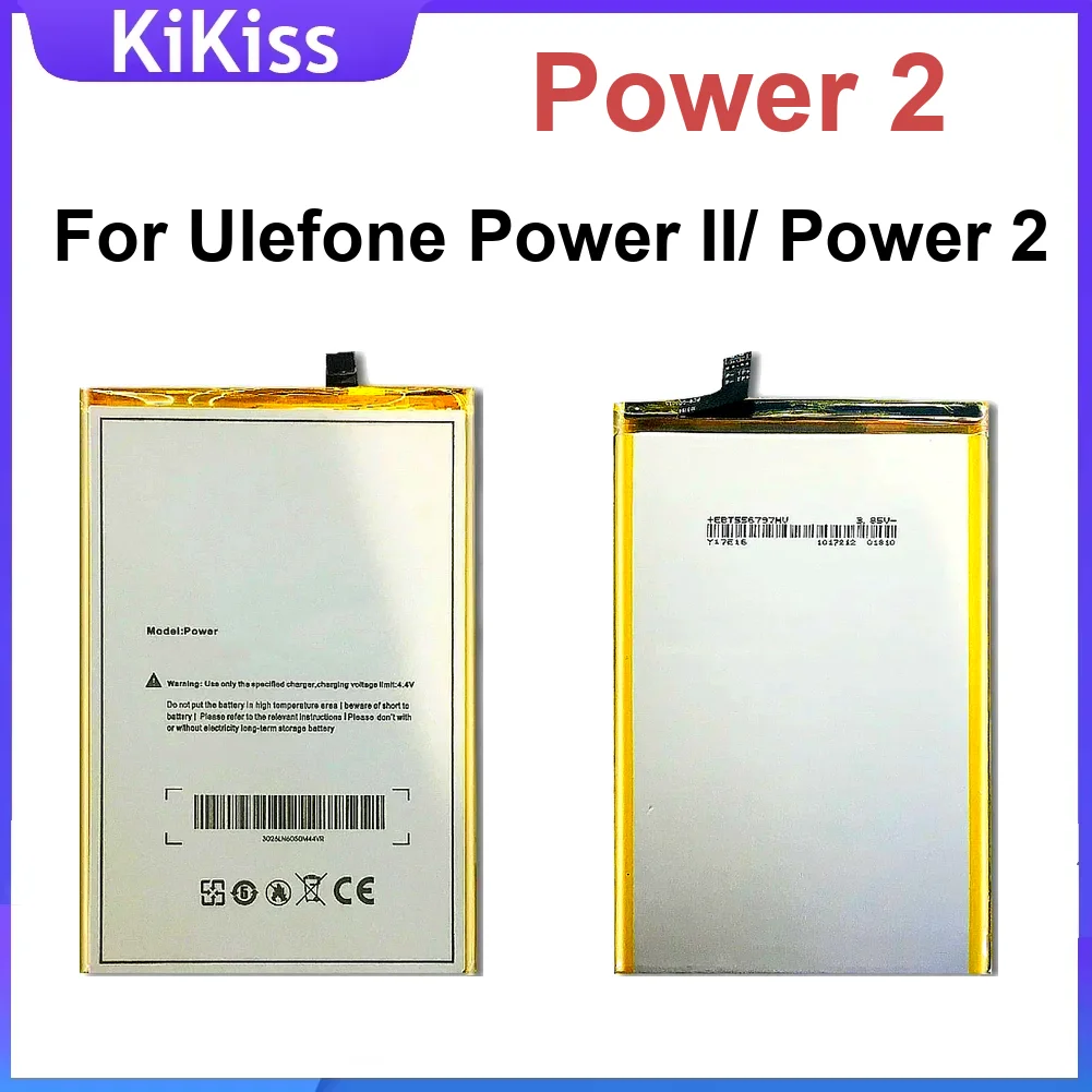 

Аккумулятор мобильного телефона Power 2 6050 мАч для Ulefone Ii Premium, долговечный