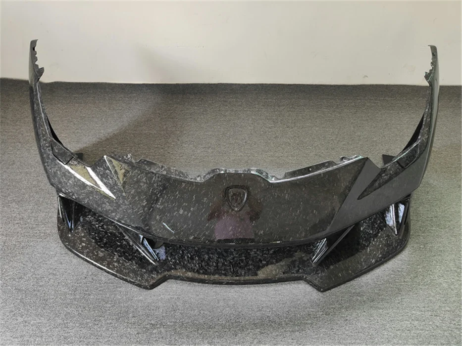 

Carbon fiber front bumper for Lamborghini modification with large surround forging pattern