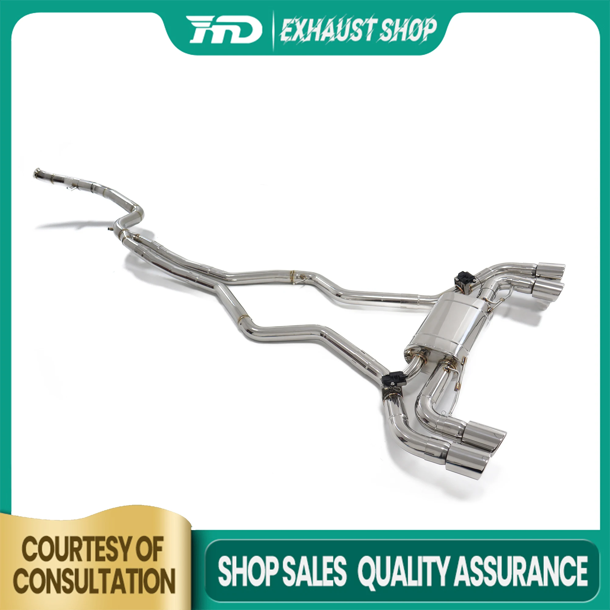 

High Quality Catback for BMW G20 M340I SS304 Exhaust System Electronic Valve Muffler Car Parts HMD