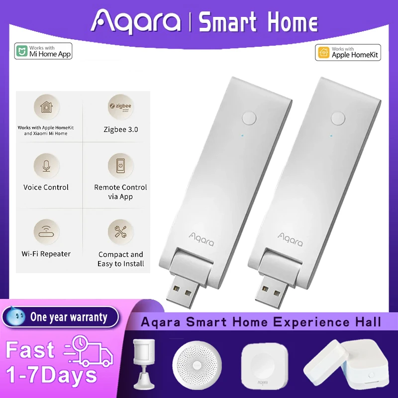 

AQARA E1 Gateway Zigbee Aqara USB Port Mini Hub Smart Home Wireless Connect Remote App Control For Xiaomi MI HOME Apple Homekit