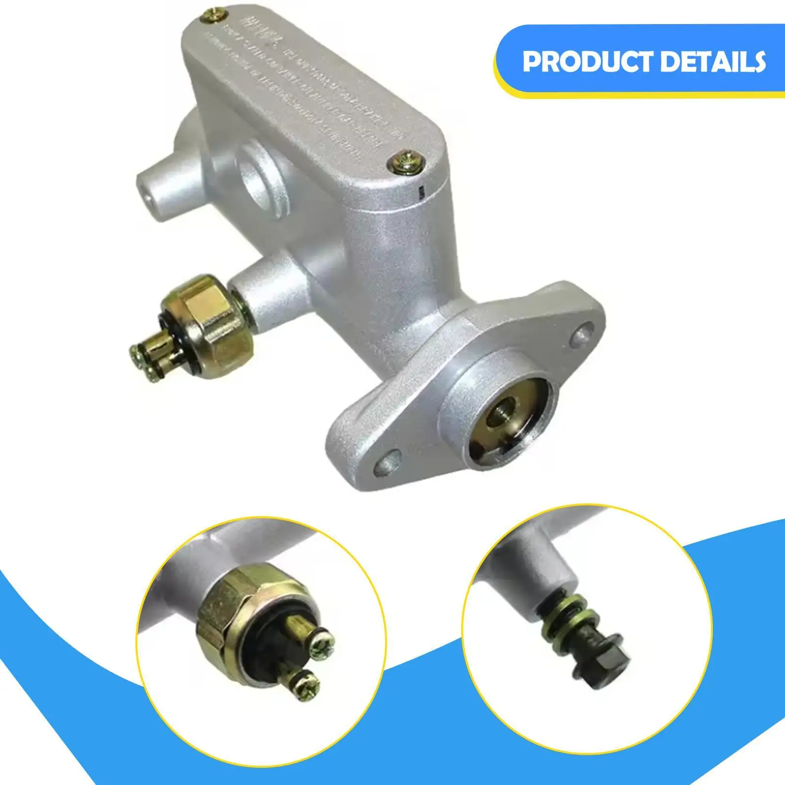 Aluminum Brake Master Cylinder Direct Replacement Sturdy Part for Kinroad Odes X2 X4 800cc GK-32 UTV ATV