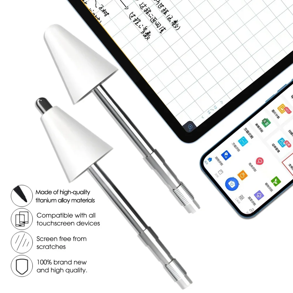Replacement Stylus Nib for Mi Redmi Smart Pen Tips Wear-resistance Fine Point Tablet Pencil Tip for Redmi Touch Screen Pen Nib