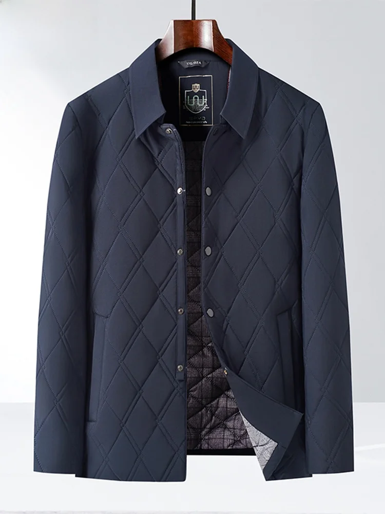 

TUCANO 2025 Новая мужская легкая хлопковая куртка с отложным воротником для активного отдыха, повседневная, модная, осенне-зимняя, для мужчин среднего и старшего возраста