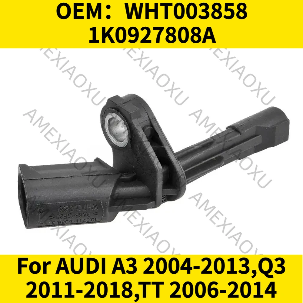 

1 шт. OEM: WHT003858, 1K0927808A для AUDI A3 2004-2013, Q3 2011-2018, TT 2006-2014, датчик скорости правого колеса задней оси ABS AMEXIAOXU