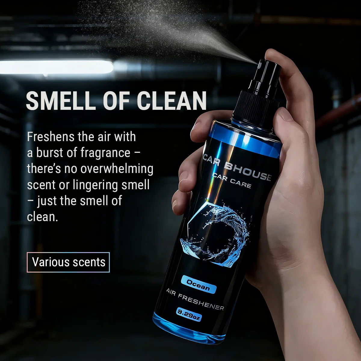Blumen-Frucht-Duft Auto-Lufterfrischer-Spray, 8,29oz/245ml Große Kapazität, Langanhaltender Duft, Geeignet für Auto, Zuhause, Hotel, Geschenk – Detail 7