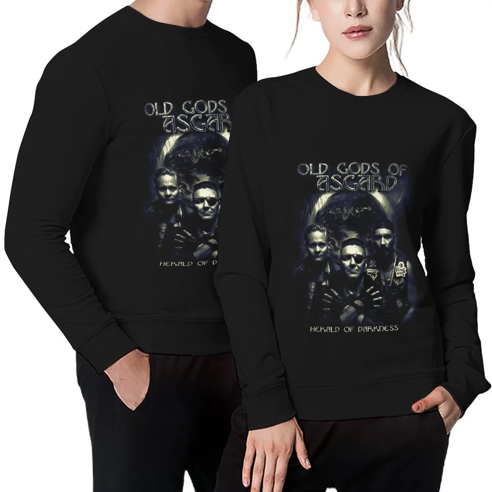 

Old Gods of Asgard Herald of Darkness Pullover autumn clothes anime clothes men wear anime sweatshirt
