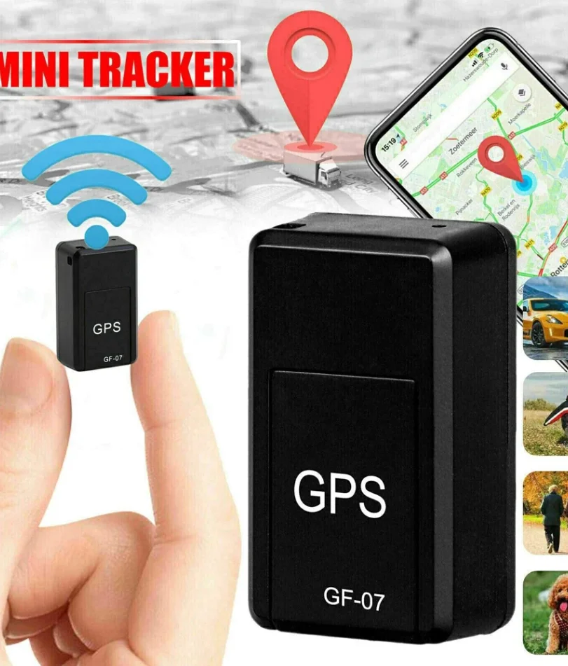 

GF-07 GPS Real Time Tracking Anti-Theft Anti-lost Key Pet Mini Locator Strong Magnetic Mount SIM Message Positioner