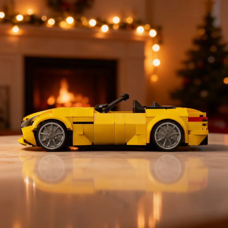332pcs MOC City Champions Mercedesesed SL S E Performance Model Building Toys Blocks Construction Idea Christmas Gifts Education