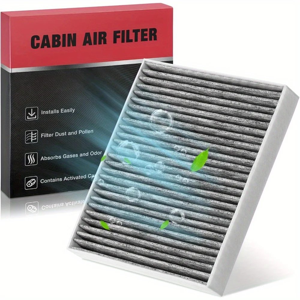 فلتر هواء المقصورة OE 1PC CF12157 مع الكربون المنشط المتوافق مع Lexus ES250، ES350، RX350، RX350L، RX450h