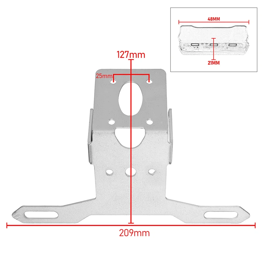 License Tail Plate Holder for Yamaha YZFR6 YZF-R6 YZF R6 2017-2020 2019 Motorcycle Taillight Bracket Motorcycles Accessories