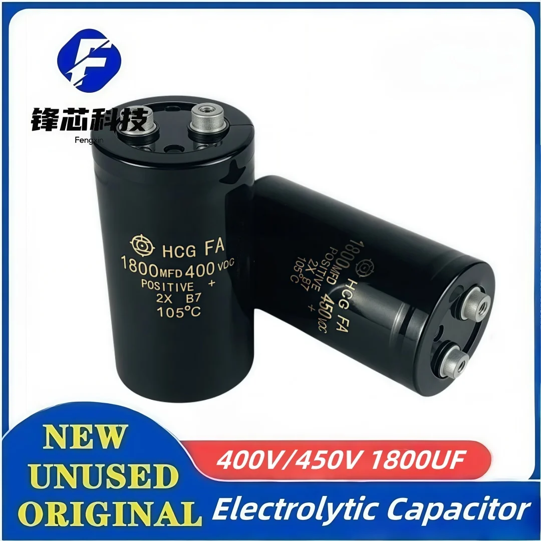 

400V 450V 1800UF 1800MFD 400VDC 450VDC HCGFA Aluminum Electrolytic Capacitor 400V1800UF 450V1800UF Screw Foot Bolt Capacitor