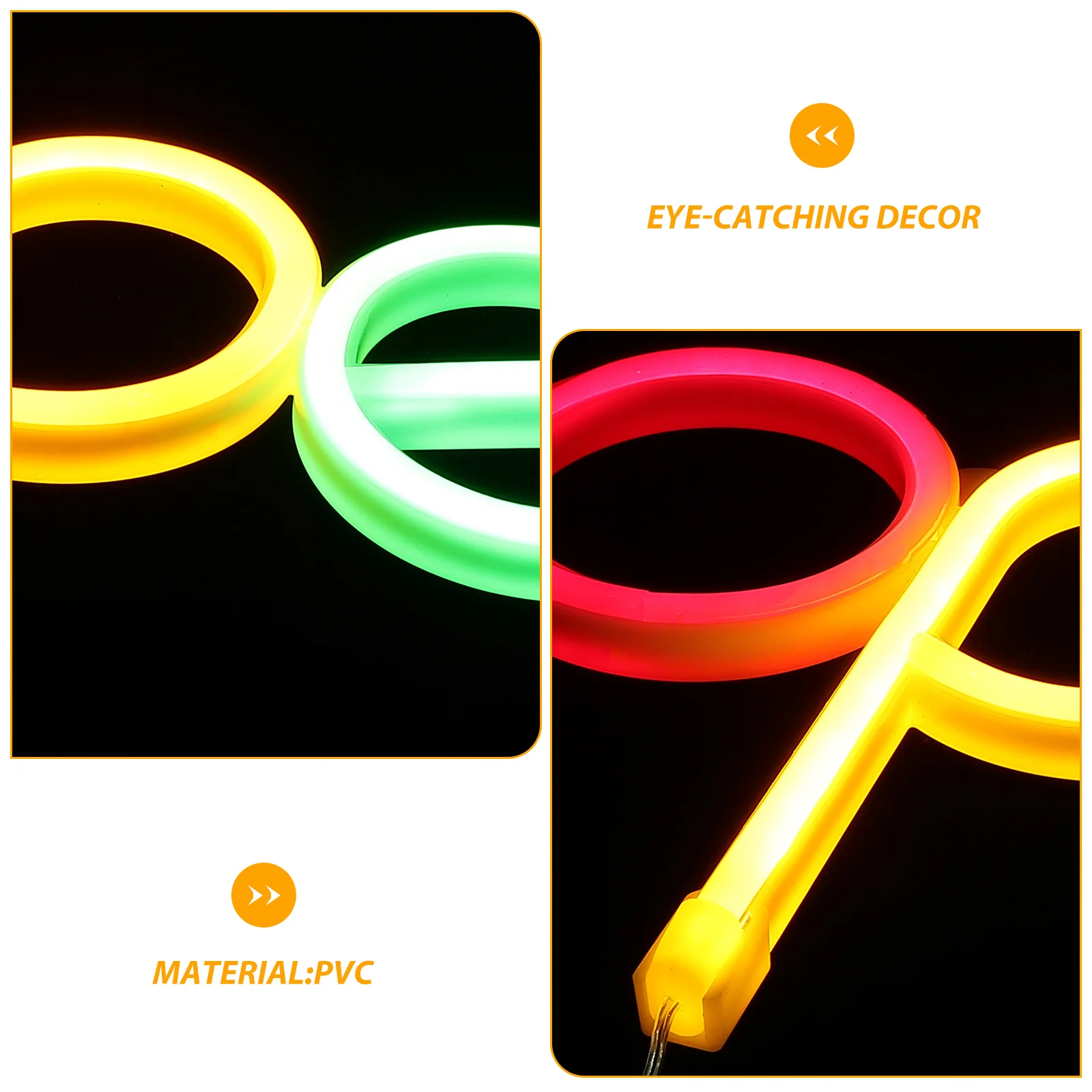 

1pc Led Ambient Lights Open Signs For Business Wall Doors Windows Party Lamp Pvc Light Wall Decor Room Decorations Led Bar Party