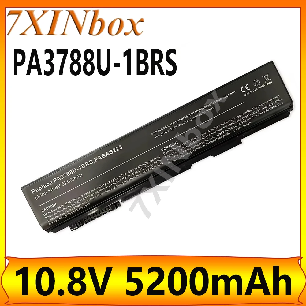 7XINbox PA3788U-1BRS 10.8V 5200mAh Laptop Battery For Toshiba Satellite Pro S500 S750 Tecra A11 M11 B450 PABAS223 PA3786U-1BRS