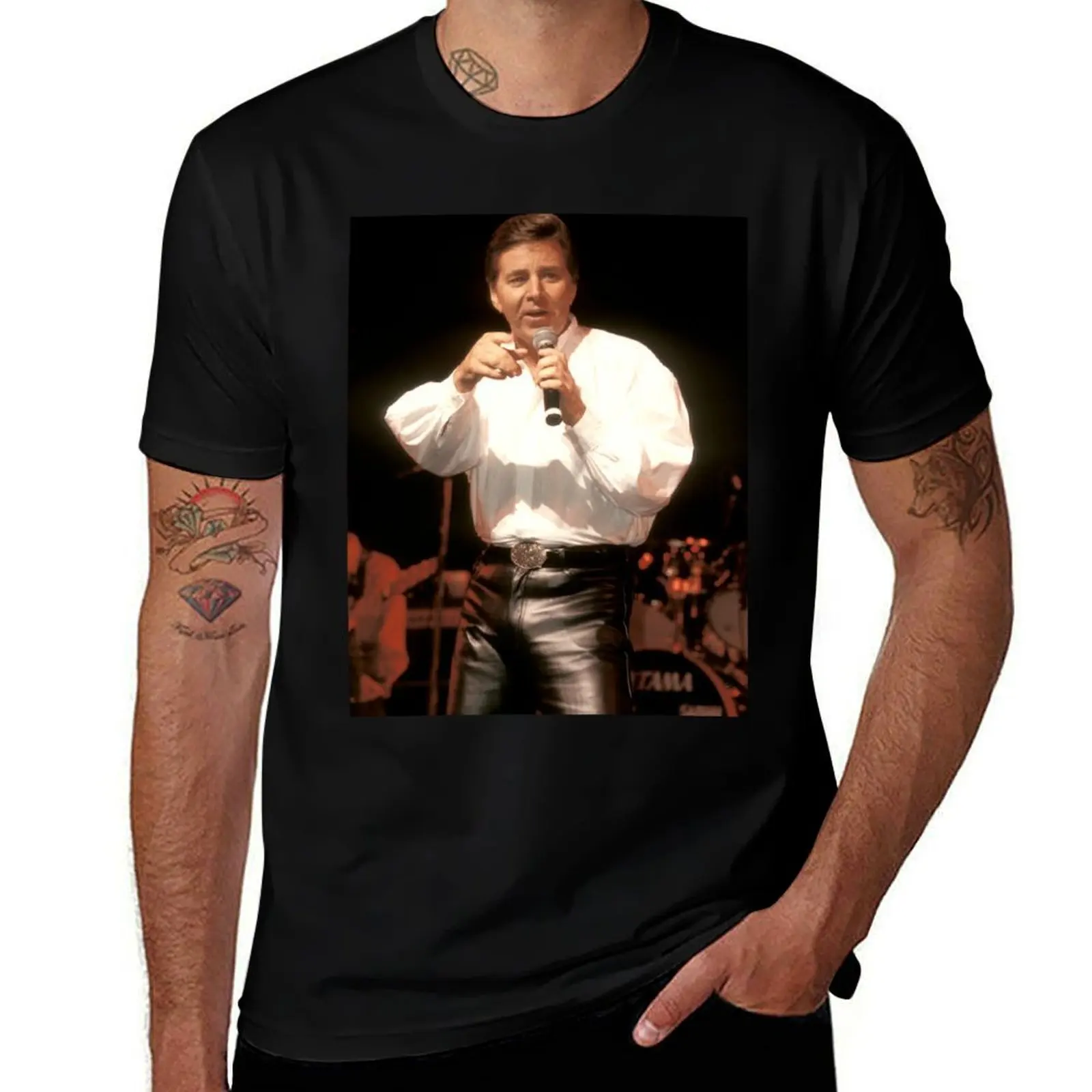 

Bobby Sherman - Photograph T-Shirt Clothing Aesthetic clothing plus size tops vintage t shirts men