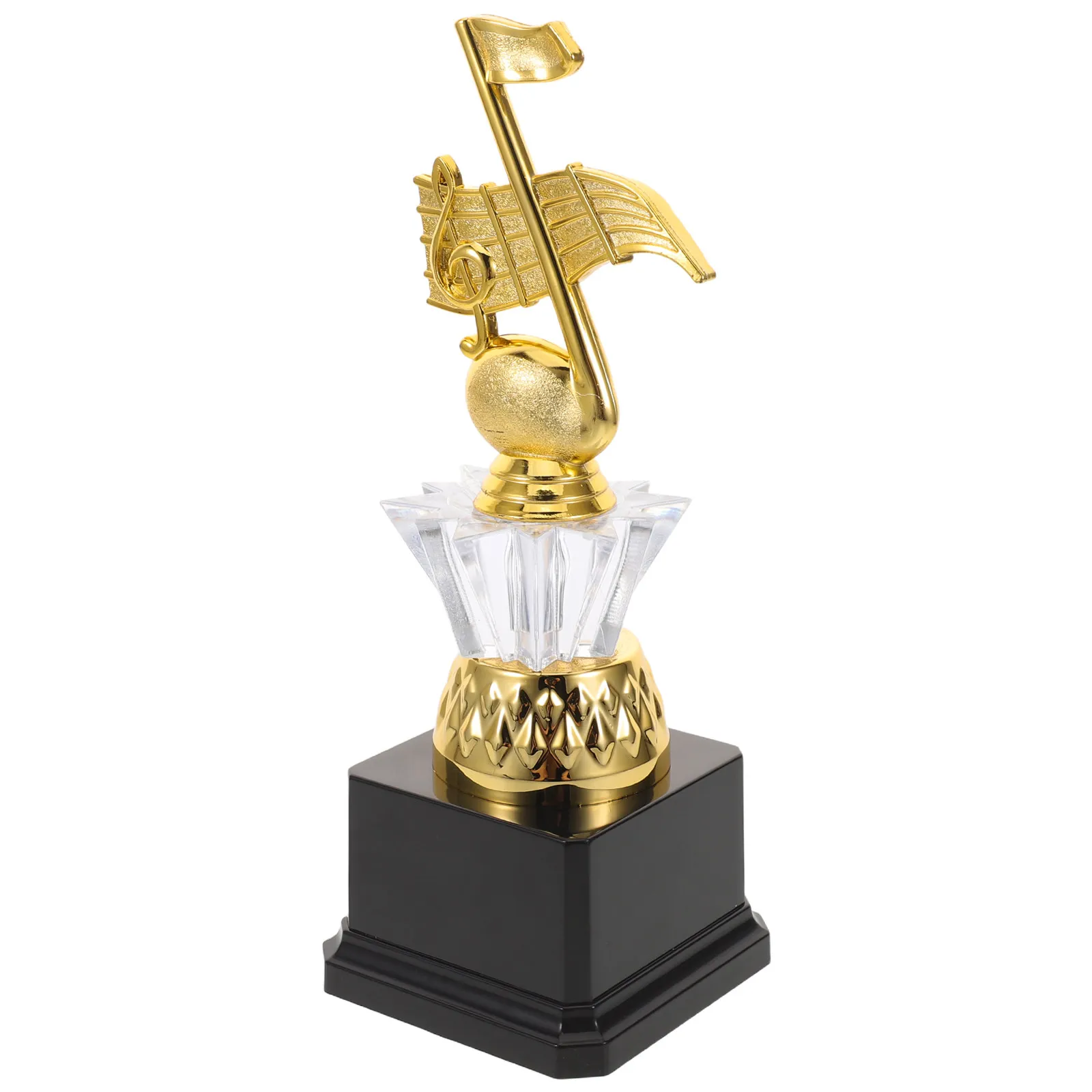 Plastic Mini Trophy Cup Decorative For Party Games Music Teacher Golden Musical Singing Competition Award Trophies