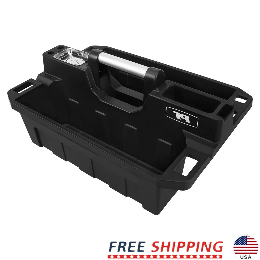 

Multi-Compartment Tool Caddy Organizer Portable Storage Solution Home Garage Workshop Heavy Duty Durable Design