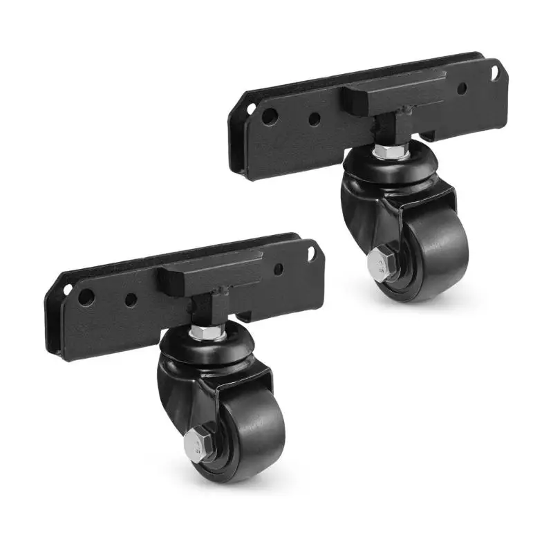 مجموعة 652F عجلات دوارة مثبتة أمامية، تحكم معزز، منع الحركة السلسة، مطلوب حفر