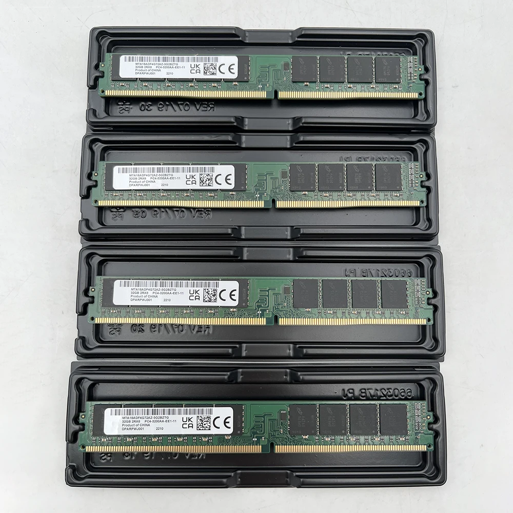 ECC VLP Ram para MT, 2RX8, PC4-3200, DDR4 3200, UDIMM, 32GB, 1 PC