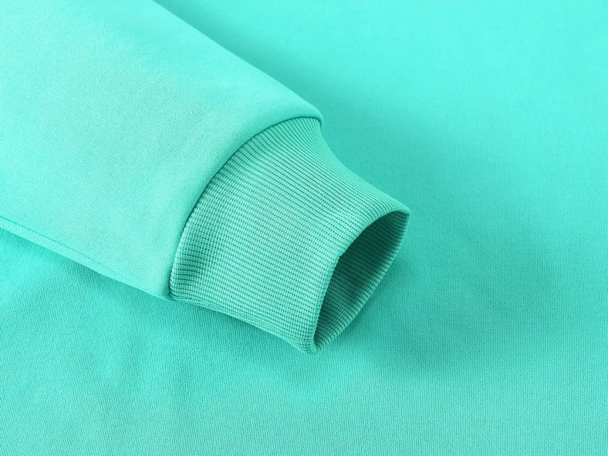 350g Man Long Sleeve Fleece Sweatshirts Loose Fit Sweaters No Hood Soft Men's Casual Streetwear Clothing Solid Plus Size Top